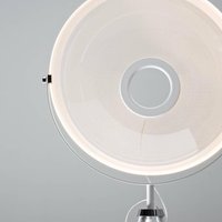 Stilnovo LED-golvlampa Demi Moon, vit, höjd 196 cm