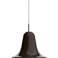 Suspension Verpan Pantop, marron, Ø 23 cm, métal, E14