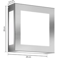 CMD Applique d'extérieur LED à détection de mouvement Aqua Legendo en acier