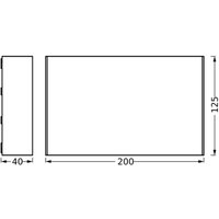 LEDVANCE LED-vägglampa för utomhusbruk Endura Style Ilja, mörkgrå
