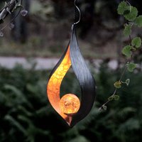 STAR TRADING Effective Melilla LED solar light for hanging up