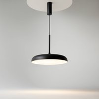 Suspension LED Maytoni Gerhard, Ø 40 cm, noir, métal