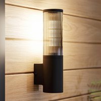 EGLO Applique d'extérieur Salle, hauteur 31 cm, noir, aluminium