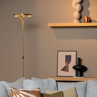 Lucide LED-golvlampa Celeste guld-/mässingsfärgad Höjd 174 cm Metall