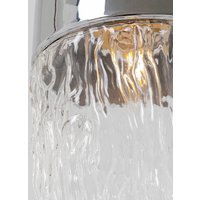 KARE Frozen pendant light 1-bulb chrome Ø 17 cm