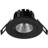 The Light Group SLC DL04 LED recessed light black 2,700 K