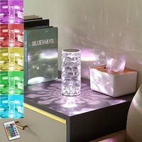 Lindby Louane LED rechargeable table lamp, 18.5 cm, USB, RGBW