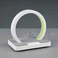 Reality Leuchten Beat LED table lamp with battery, RGBW, matt white