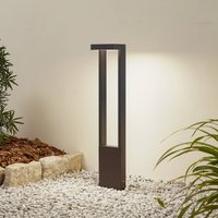 Lindby LED-väglampa Lonete, höjd 65 cm, antracit, IP65