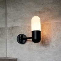 PR Home vägglampa till bad Zeta, svart, IP44, svängbar