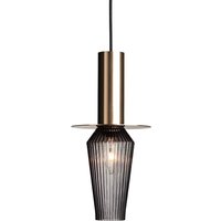 DESIGN BY US Harakiri pendellampa, guld/rökgrå