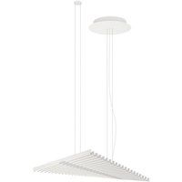 Vibia LED-hänglampa RHYTHM, vit, 93 x 47 cm, 927 dimbar