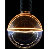 Segula LED-glob Illusion, E27 G145 blå/amber 6W 1.900K dimbar