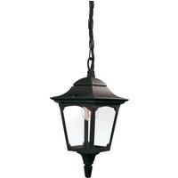 Elstead Chapel Mini outdoor hanging light, black