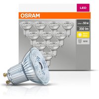 OSRAM 10 réflecteurs LED GU10 4,3 W 2 700 K 350 lm