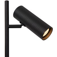 Lucide Clubs floor lamp, rotatable and pivotable, black