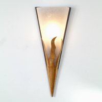 Holländer Stylish wall lamp FIAMMA in rust-gold