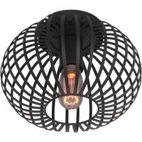 Freelight Aglio ceiling lamp, Ø 25 cm, black, metal