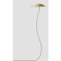 LEDS-C4 Noway Single LED floor lamp curved, gold
