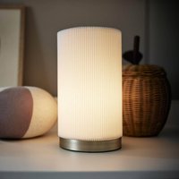 PR Home table lamp Dora, white, height 25 cm