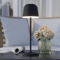 EGLO Mannera LED table lamp with a battery, black