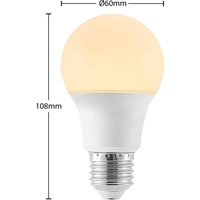 Arcchio Ampoule LED E27 A60 4,9 W 3 000 K opale x10