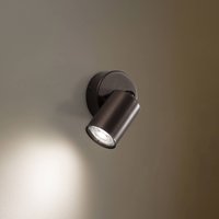 TK Lighting Top downlight, adjustable, brown, 1-bulb