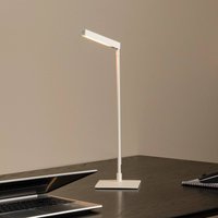 Lucide Lavale LED table lamp, white, dimmable, height 42 cm