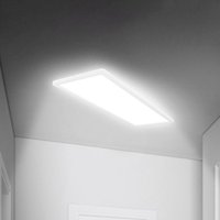 Briloner Move LED-panel, sensor, 58 x 20 cm, IP44, plast, vit