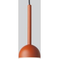 Northern Blush LED pendant light, 1-bulb, rust