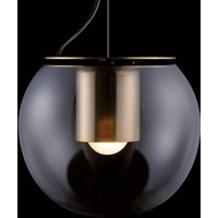 Oluce The Globe pendant light, Ø 20 cm, gold/bronze