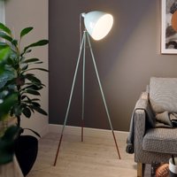 EGLO Golvlampa Dundee i retrolook i mintgrön