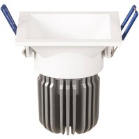 ATILED Lampe encastrée LED Toodle ang. symétrique blanche