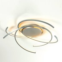 Escale Peppy LED ceiling light Space, aluminium