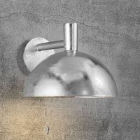 Nordlux Utomhus vägglampa Arki krom havsvattenbeständig Ø 35 cm