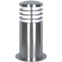 Elstead Sandbanks pillar light, stainless steel, 24 cm high, E27, IP44