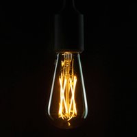 SEGULA LED rustic bulb E27 5W long style grey