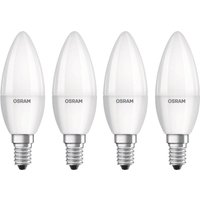 OSRAM LED candle E14 base retro 4,9W 4-pack 4,000K