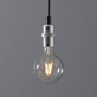 STAR TRADING Fade E14 socket with cable, silver-coloured