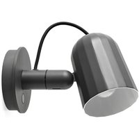 HAY Noc Wall Button LED-vägglampa, mörkgrå