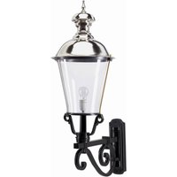 K.S. Verlichting NOTARIS L - Utomhus vägglampa, krom