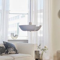 AYTM Cycnus pendant light, taupe, Ø 45 cm, aluminium, E27