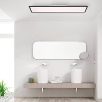 JUST LIGHT. GmbH Flat LED surface-mounted panel CCT black 119x29 cm