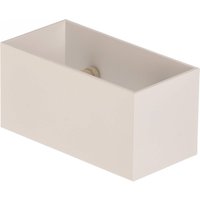 Euluna Elestren vägglampa, kantig, vit