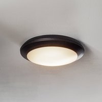 Fumagalli Umberta LED outdoor wall lamp black, CCT