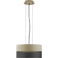 HELL Pendellampa Mesh E27 Ø 50 cm, sand/svart