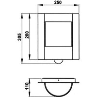 Albert Leuchten Applique d'extérieur 437 détecteur mouvement