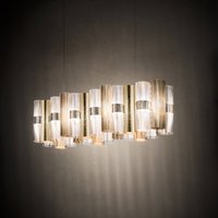 Slamp LED-hänglampa La Lollo, guldfärgad, 100 cm