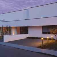 SLV borne lumineuse Square Pole, hauteur 90 cm, gris, acier inoxydable