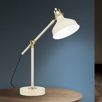 ORION Schiller table lamp, khaki, metal, 59 cm high, adjustable